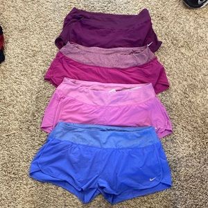 4 pair Nike shorts